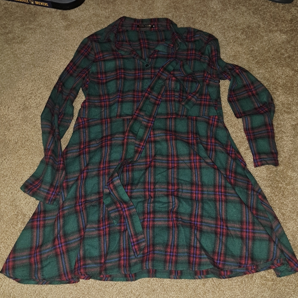 Amazon Plaid Skater Dress